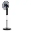 Image de Ventilateur sur pied SF 0244 - Moteur puissant de 55 W - 3 vitesses de ventilation - Minuterie programmable jusqu'à 7,5 h - Télécommande - Silencieux