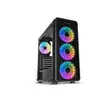 Image de caja hummer tgm rainbow atx 1xusb3.0 2xusb2.0 negro rgb