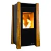 Image de Poêle à granulés de bois 9.5kw noir/bois 20887