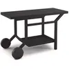 Image de TABLE ROULANTE NOIRE POUR PLANCHA
