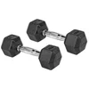 Image de Olive Haltère Rubber Hex 4kg 2 Unités