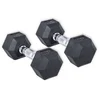 Image de Olive Haltère Rubber Hex 6kg 2 Unités