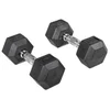 Image de Olive Haltère Rubber Hex 9kg 2 Unités