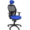 Image de Lot de 1 chaise de bureau GENERIQUE non pliable H. 132 cm interieur bleu