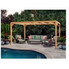 Image de Maderland Pergola en bois autoportante - modèle ALICANTE - 400 x 400 cm