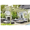 Image de Maderland Pergola en bois autoportante - modèle CAMBADOS - 420 x 420 cm
