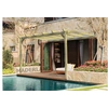 Image de Maderland Pergola en bois adossée - modèle NARBONNE - 420 x 420 cm