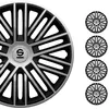 Image de Sparco Enjoliveurs Bergamo - 15-Pouces - Argent/Noir - Set de 4 pièces en occasion ou reconditionné