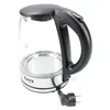 Image de TM Electron TMPKT014 Bouilloire électrique de 1,4 litre de capacité 2200 W, fabriqué en verre borosilicate et acier, thermostat Strix, lumière LED bleue à l'intérieur, base 360° en occasion ou reconditionné