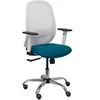 Image de Chaise de bureau pivotante en métal et tissu