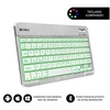 Image de Clavier Bluetooth sans fil compact Smart rétroéclairé / Argent