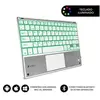 Image de Teclado Compacto Inalámbrico por Bluetooth SMBT50/ Plata