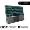 Image de Clavier sans fil compact par Bluetooth Touchpad Smart Blacklit/Gris