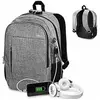 Image de Sac à Dos pour Portable et Tablette avec Sortie USB Mochila para Portátil Urban Lock Backpack 16 Grey