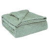 Image de Sherpa Canape Couverture Polaire 130x160cm, Epaisse Warm Plaid Blanket,, -, , Vert d'eau