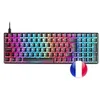 Image de Clavier mécanique gaming MKULTRA clavier USB AZERTY Français Noir