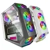 Image de Boitier PC Mc777 verre trempé atx 9 ventilateurs noir