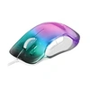 Image de MARS GAMING MMGLOW - Souris - jeux - pour droitiers - optique - 7 boutons - filaire - USB - blanc