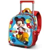 Image de Sac à dos 3D à Roulettes Petit - Disney Mickey Mouse Scooter - Bleu - Taille Unique