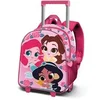 Image de Sac à dos 3D à Roulettes Petit - Disney Princesses Disney Flowers - Rose - Taille Unique