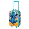 Image de Valise Trolley Soft 3D - Disney Lilo et Stitch Colors - Turquoise - Taille Unique