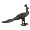 Image de Statuette de décoration Paon en aluminium