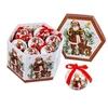 Image de Coffret de 14 boules de Noël Père Noël rétro