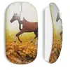 Image de Souris Sans Fil Cheval automne feuilles ()