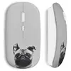 Image de Souris Sans Fil Chien bulldog cute black white ()