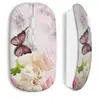 Image de Souris Sans Fil Flowers butterflies ()