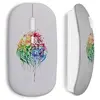 Image de Souris sans Fil Lion paint art ()
