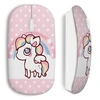 Image de Souris Sans Fil Cute Unicorn Licorne Pink ()