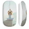 Image de Souris sans fil yoga face à la mer ()