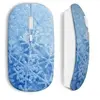 Image de Souris sans fil Bleu Clair Neige ()