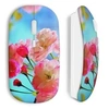 Image de Souris Pink flowers sans fil ()