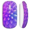 Image de Souris Sans Fil Forme violette design ()