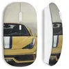 Image de Souris Sans Fil Ferrari Jaune Voiture Luxe ()