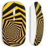 Image de Souris sans Fil Spirale Jaune Noir ()