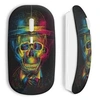 Image de Souris sans Fil Tête de mort Multicolors ()