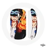 Image de Souris Sans Fil Sabo One Piece Fire ()