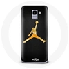 Image de Coque pour Samsung Galaxy J6 2018 Air michael jordan logo jaune