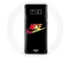 Image de Coque pour Samsung Galaxy S8 Nike Logo Couleur fond noir
