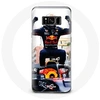 Image de Coque pour Samsung Galaxy S8 Formule 1 Max Verstappen Pilote automobile F1 noir rouge et jaune