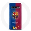 Image de Coque pour Samsung Galaxy S10 Plus FC Barcelone Logo Equipe de football