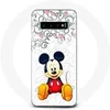 Image de Coque pour Samsung Galaxy S10 Mickey Mouse Fleurs Cours