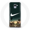 Image de Coque pour Samsung Galaxy A8 2018 Nike palmier miami