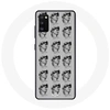 Image de Coque pour samsung galaxy S20 Statue fond gris