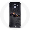 Image de Coque pour Samsung Galaxy A6 2018 Formule 1 Max Verstappen F1 noir rouge et jaune