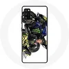 Image de Coque pour Samsung Galaxy S20 plus Valentino Rossi Pilote de vitesse fond blanc