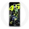 Image de Coque pour Samsung Galaxy A8 2018 Valentino Rossi motoGP 46 Pilote de vitesse